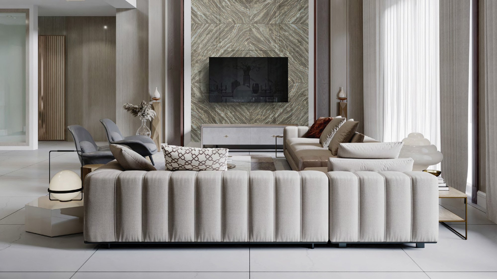 Picture of Inspiration Gallery: Creative Room Decorating Ideas with Granite Tiles ...